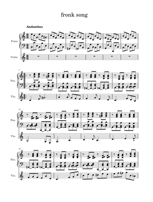 fronk song
