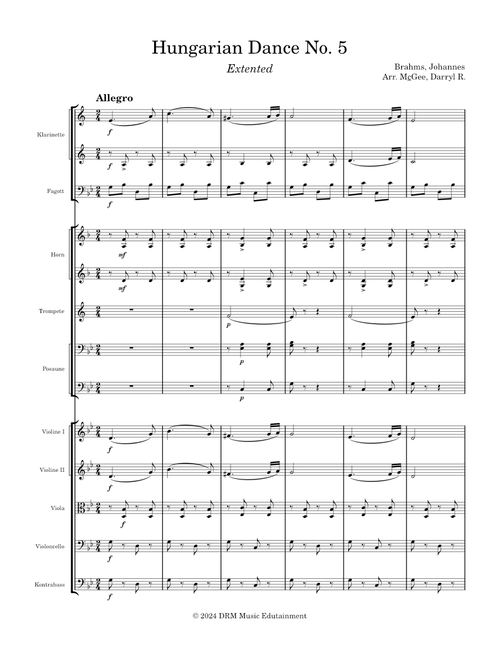 Hungarian Dance No. 5 (Extended)
