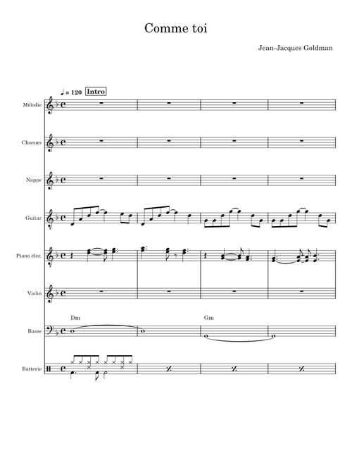 Comme toi - Jean-Jacques Goldman