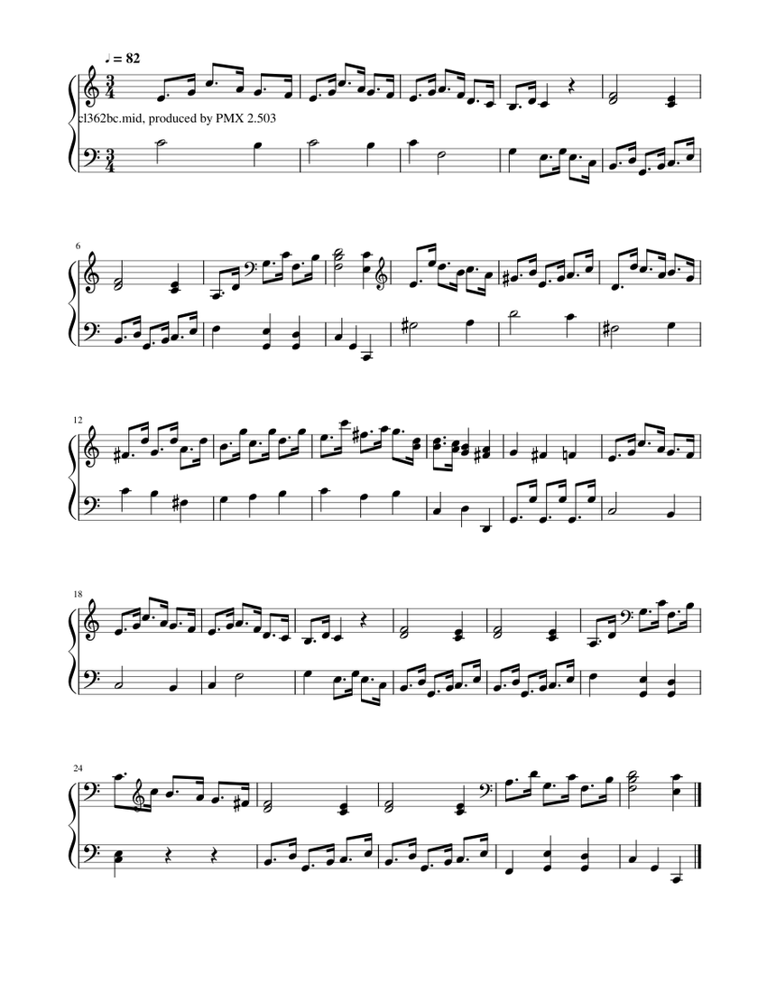 clementi sonatine 36 2 Allegreto 2 Sheet Music for Piano (Solo) Easy ...