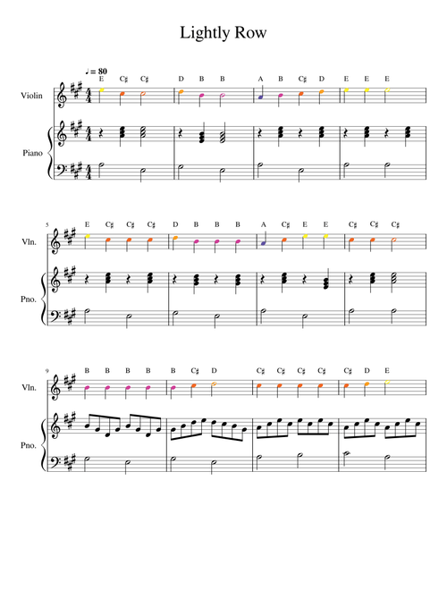 Lightly Row - Misc tunes