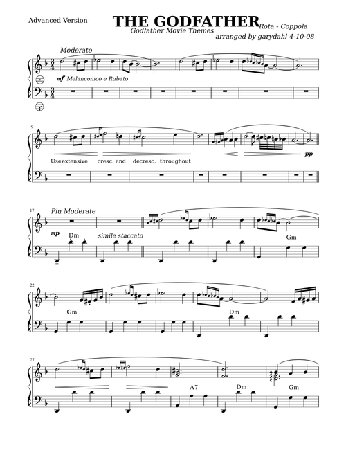 The Godfather Themes Solo