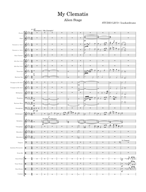 My Clematis (Marching Band Arrangment)