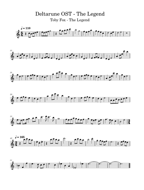 Deltarune OST - The Legend