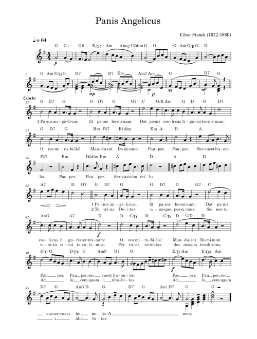 Panis angelicus – César Franck