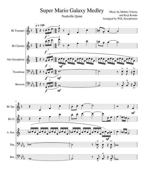 Super Mario Galaxy Medley (WIP) (Update 8/2/2024)