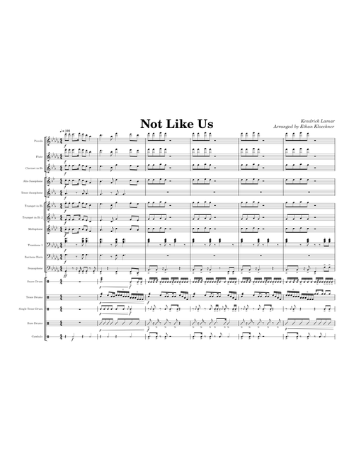 Not Like Us – Kendrick Lamar