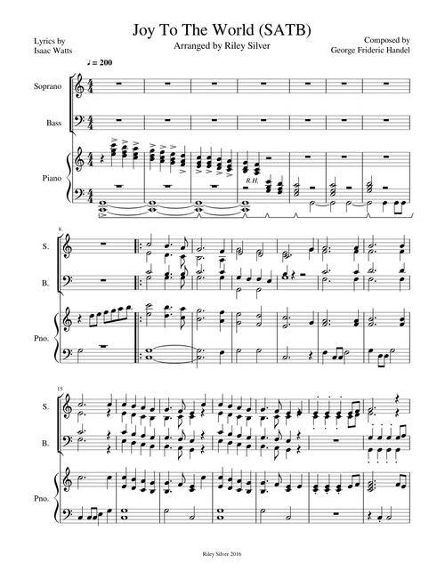 Joy to the World (SATB Choir)