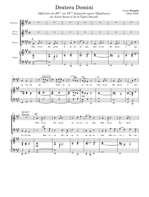 Dextera Domini - Franck