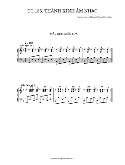TC 155. THÁNH KINH ÂM NHẠC