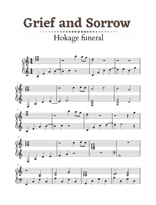 Hokage's Funeral – Toshiro Masuda