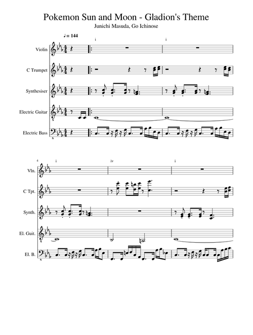 Pokemon Sun and Moon - Gladion's Theme
