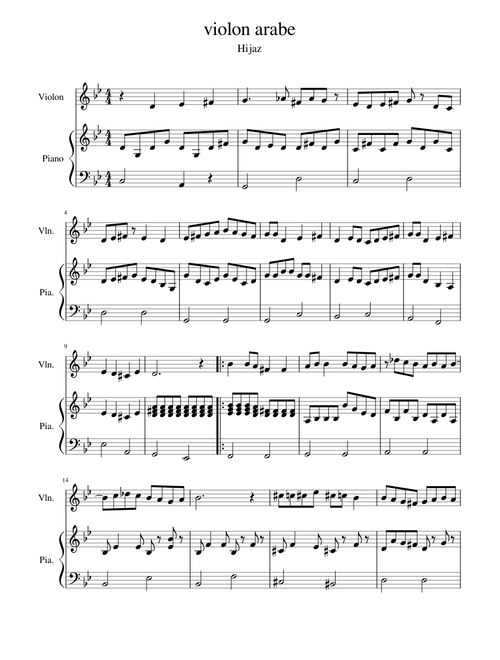 violon arabe Hijaz
