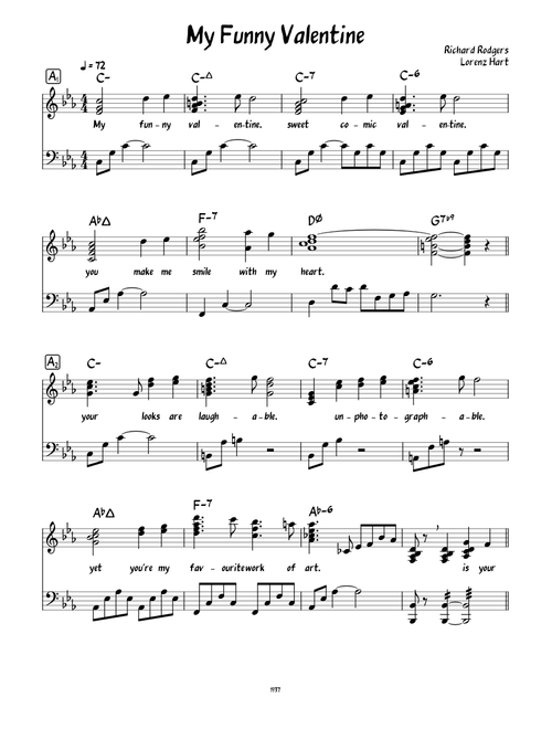 My Funny Valentine - R. Rodgers