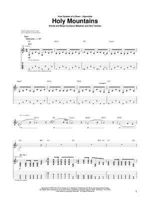 Play Official version of B.Y.O.B. sheet music by System of a Down for Guitar MuseScore