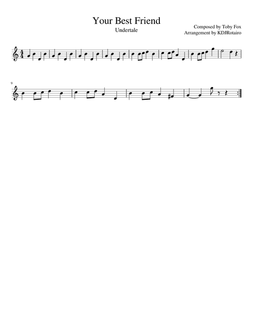 Your Best Friend/Flowey's theme
