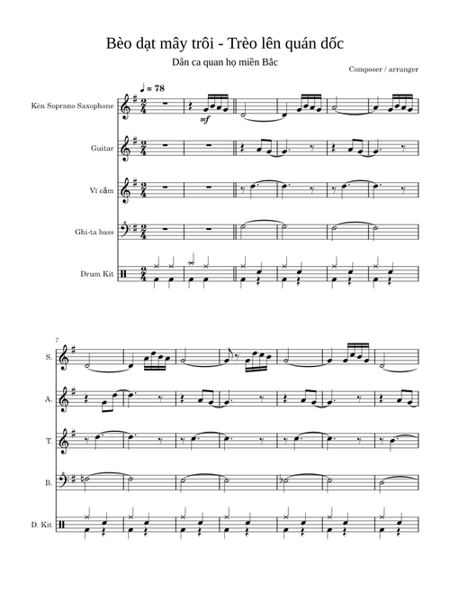 Bèo dạt mây trôi - Trèo lên quán dốc (4 bè)