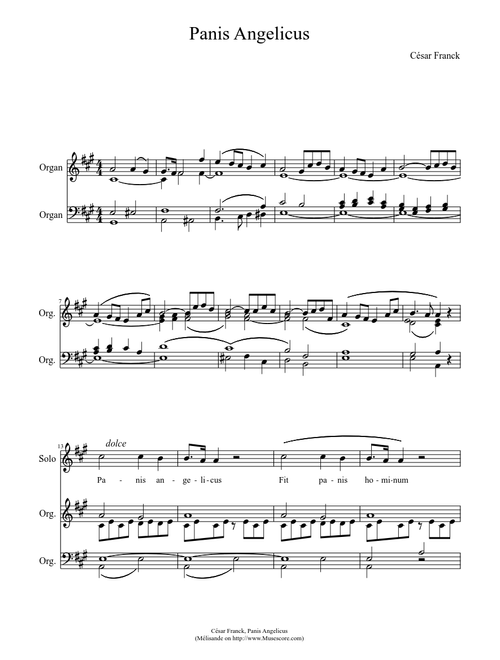 César Franck - Panis Angelicus
