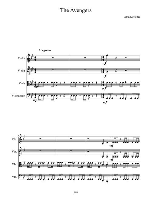 The Avengers String quartet