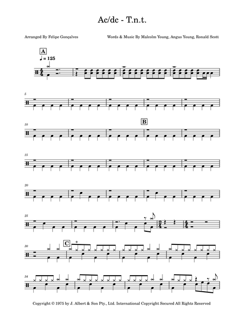 T.n.t. (Arr. The Ninja) - AC/DC (Drums)