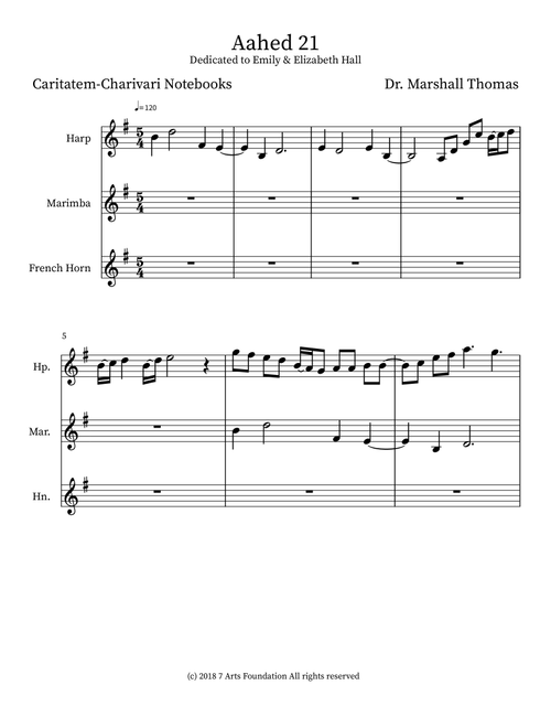 Aahed 21 - Celebrity Chamber Players (Small Ensemble)
