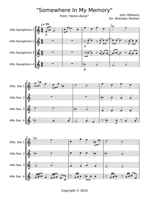 Somewhere in my memory - John Williams
