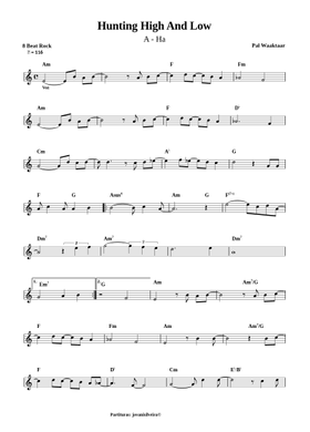 バンドスコア A-HA ベスト HUNTING HIGH AND LAW バンドスコア A-HA ベスト HUNTING HIGH AND LAW a-ha - Hunting