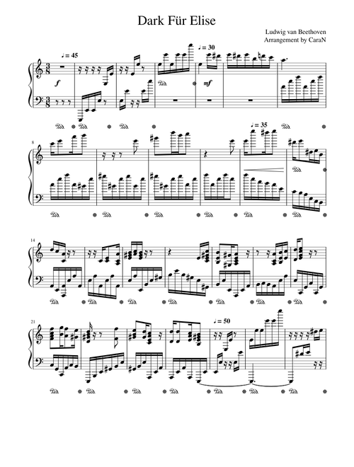 Dark Fur Elise - Beethoven