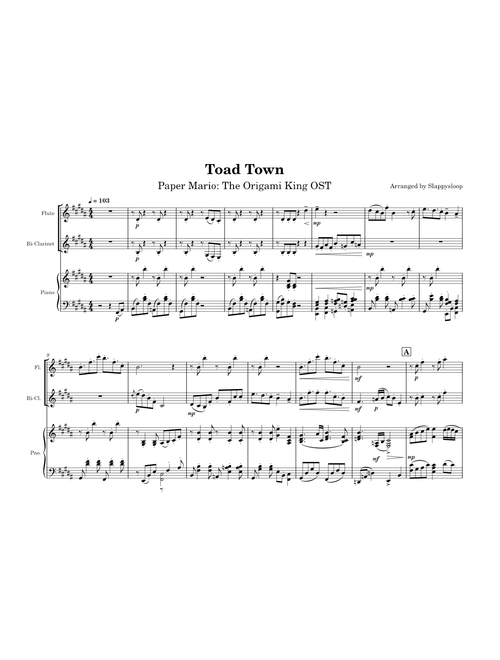 Paper Mario: The Origami King OST - Toad Town