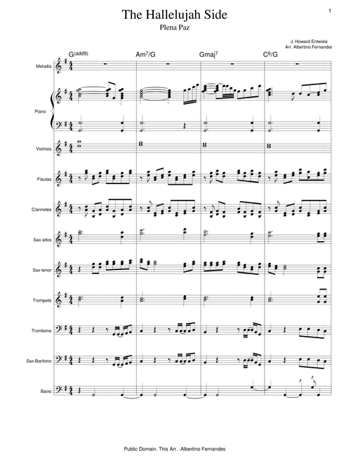 The Hallelujah Side (Arr. Albertino Fernandes) - J. Howard Entwisle (Concert Band)