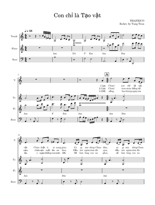Con chi la tao vat-Hoa tau Tranh#2 – tungcomposer