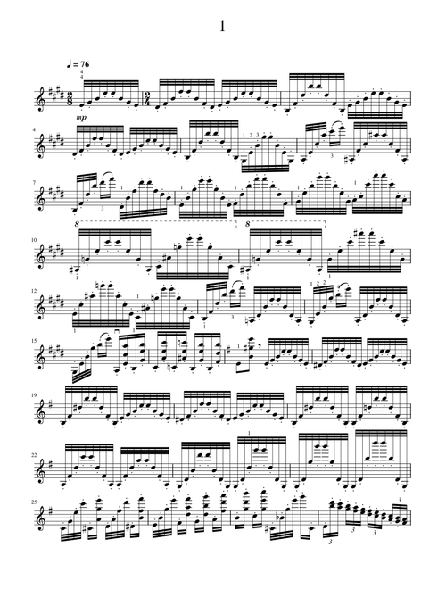 Capriccio N°1 - Niccolò Paganini