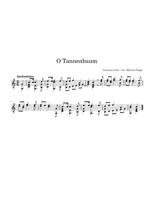 O Tannenbaum