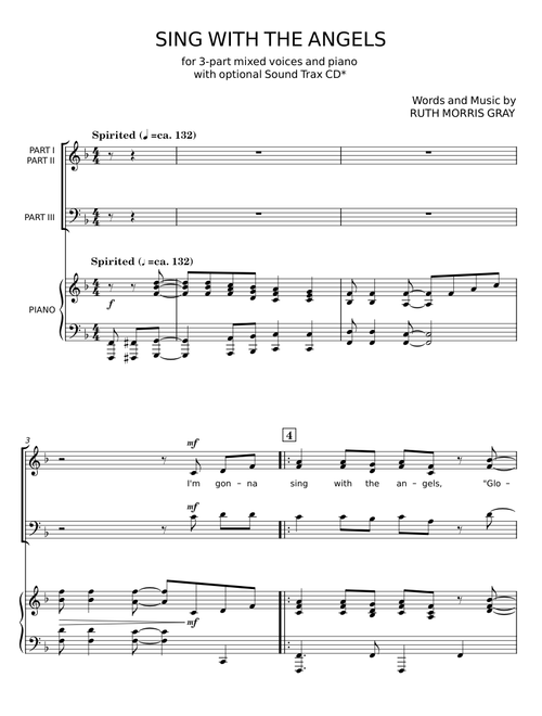 SING WITH THE ANGELS - RUTH MORRIS GRAY