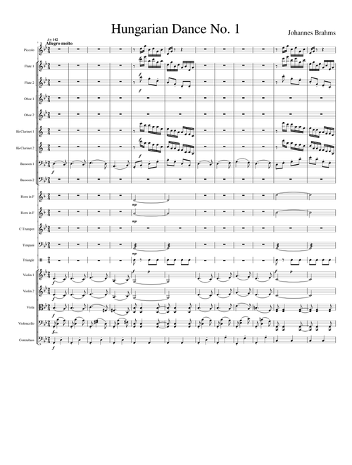 Hungarian Dance No. 1