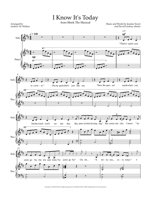 I Know It's Today (Arr. Andrew M. Wallace) - Various (Choral, SSA)