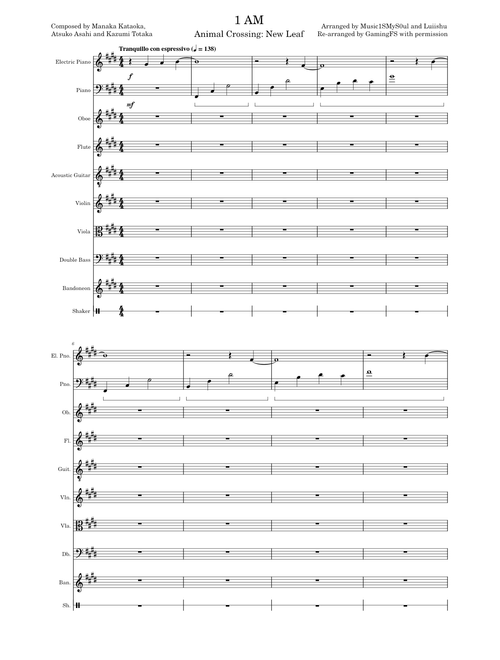 1 AM - Animal Crossing: New Leaf (Re-arrangement)