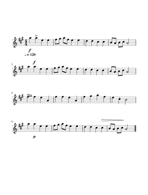 Allegro Violin