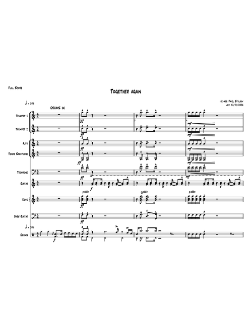 Together Again (Arr. Pavel Stolbov) - Dave Koz (Jazz Ensemble)