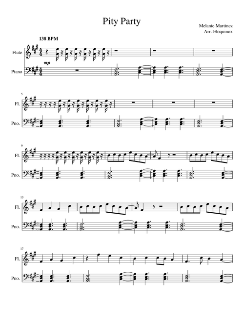 Flutes Pity Party Melanie Martinez 45 DONE