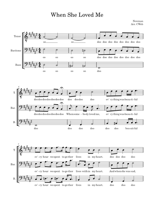 When She Loved Me – Sarah McLachlan