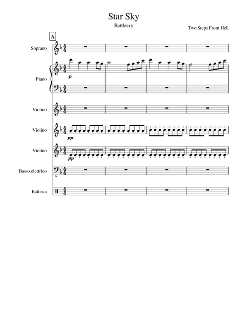 Two Steps From Hell - Star Sky (a bunch of instruments)