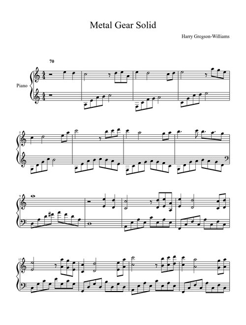 Metal Gear Solid Main Theme