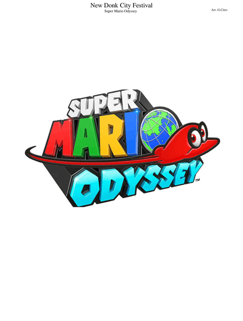 (WIP) Super Mario Odyssey-New Donk City Festival