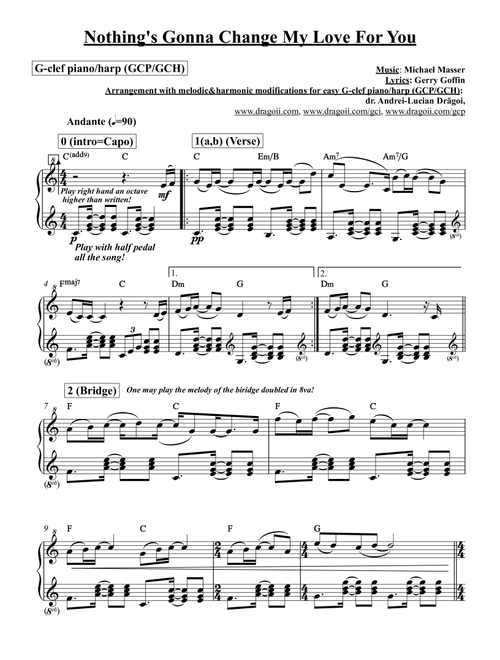 Nothing's Gonna Change My Love For You (Arr. Andrei-Lucian Dragoi) - Glenn Medeiros (Large Ensemble)