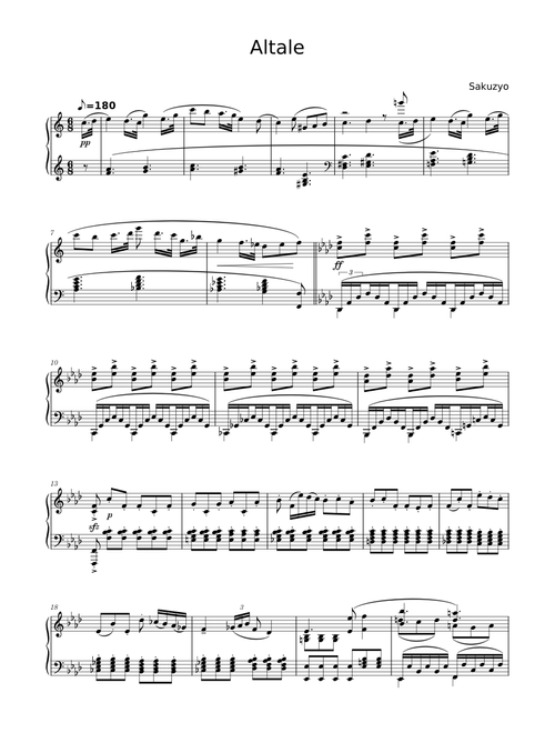 【楽譜付】CONTEXT / sakuzyo.com 14 Scores - Sakuzyo sheet music by Remorea | Play, print