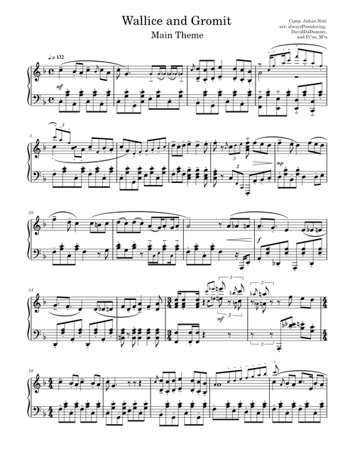 Wallice and Gromit Main Theme