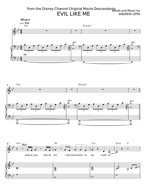 Evil Like Me (from Disney's Descendants) - Andrew Lippa