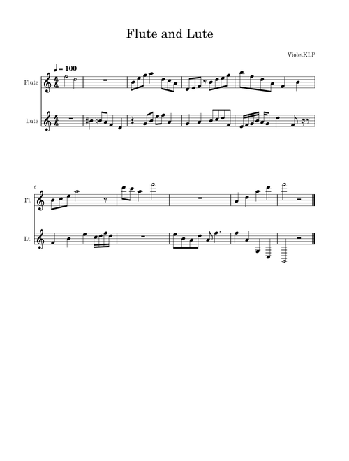 Flute and Lute