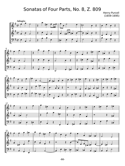 Golden Sonata in F-Dur from '10 Sonatas in Four Parts - No.9 Z.810' - Henry Purcell
